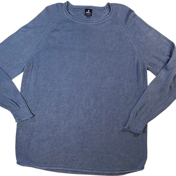 Johnnie-O Men’s Laguna Blue Linen Tencel Knit Sweater Sz XXL nautical coastal - Picture 1 of 10